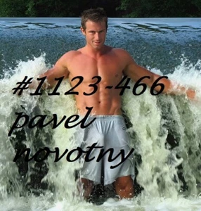 VINTAGE MALE PORTRAIT #1123-466 -PAVEL NOVOTNY 1999 -free shipping in usa - Picture 1 of 2