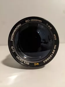 Soligor C/D Zoom Macro 80-200mm 1:4.5 Lens N/AI Nikon - Made in Japan - Picture 1 of 5