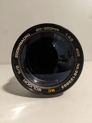 Soligor C/D Zoom Macro 80-200mm 1:4.5 Lens N/AI Nikon - Made in Japan - Image 1 of 4