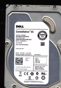 SEAGATE 500GB ST500NM0011 9YZ162-036 SN Z1M 100643297 DONOR DRIVE - Picture 1 of 2