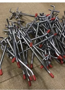 47 x 5” Strong Steel Peg Board Hooks For Retail Display Shop Fittings - Picture 1 of 5