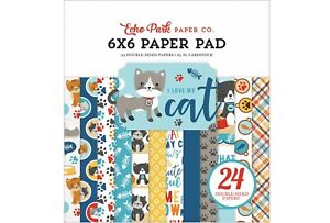 Echo Park Paper I LOVE MY CAT Pet Theme 6x6 Scrapbook Paper Cardstock Pad