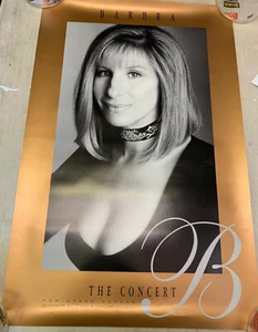 Nuevo póster original de concierto de Barbra Streisand ""El concierto"" 1993/1994 oro 16x25 - Imagen 1 de 4