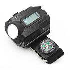 New Flashlight LED Torch Compass Tactical LED Rechargeable Outdoor Sport Watch