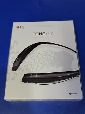 LG HBS-770 Tone Pro Wireless Headphones Neckban Bluetooth  (BLACK)NEW  SEALED - Image 1 of 4