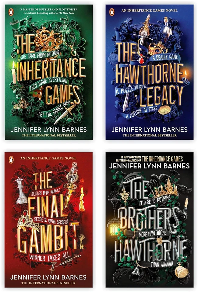 The Inheritance Games 4 Books Collection set by Jennifer Lynn Barnes