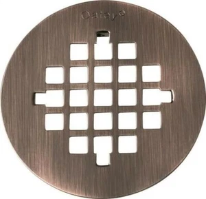 Oatey 42017 Oil Rubbed Bronze Finish 4-1/4" Shower Drain Cover - Picture 1 of 1