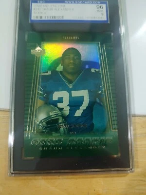 2000 Upper Deck Encore Shaun Alexander RC #242 SGC 92 NMMT 9 Seattle Seahawk - Image 1 of 4