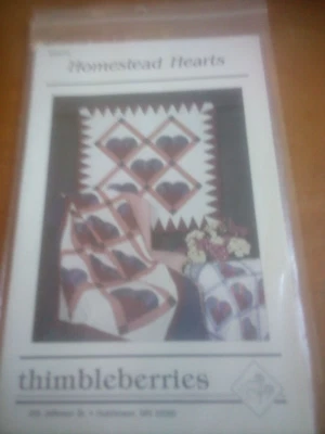 Homestead Hearts Thimbleberries MG9112 Quilt Pattern NIP - Image 1 of 2