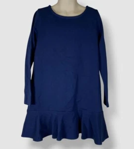 Classic Prep Kid's Girl's Blue Sophie Ponte Flare-Hem Swing Dress Size 7 - Picture 1 of 2