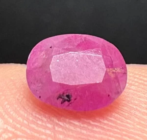 0.80 Carat Beautiful Natural Ruby Cut Gemstone from Jegdalek Afghanistan - Picture 1 of 7