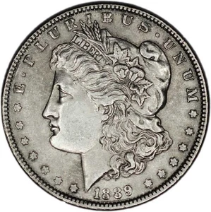 Moneda ESTADOS UNIDOS Dólar Morgan 1889 XF+ Elección Extremadamente Fina - Imagen 1 de 7