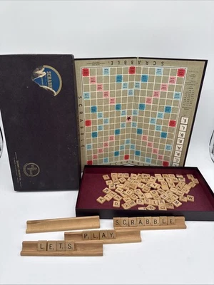 Vintage Scrabble Board Game Selchow & Righter Co. 1948, 1949, 1953 - Image 1 of 4