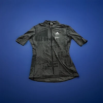 Adidas Parley Jersey Women’s Medium Black HF9020 Cycling Shirt HEAT.RDY - Image 1 of 4