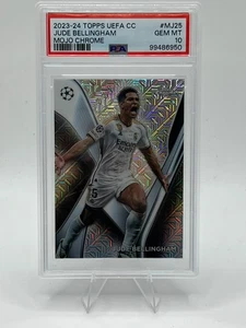 2023-24 Topps UEFA CC Mojo Chrome Jude Bellingham PSA 10 Case Hit - Picture 1 of 2