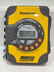 Panasonic RQ-SW10 Shockwave XBS AM/FM Radio Estéreo Reproductor de Cassette Ambos Funcionando - Imagen 1 de 11