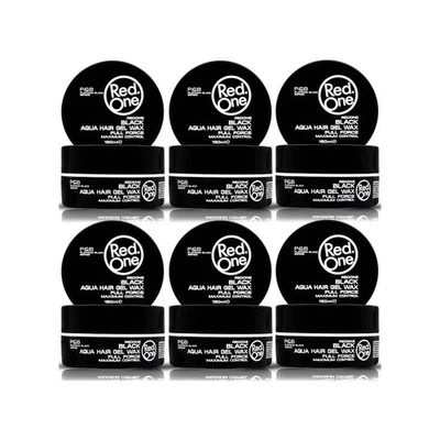 🖤 Red One Aqua Hair Gel Wax Black – Full Force, Maximum Control (6x150) ✅ - Bild 1 von 4