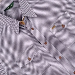 Camisa Orvis Para Hombres Extra Grande Pata de Gallo Gamuza Borde Bolsillos FW2023 Abotonada - Imagen 1 de 13