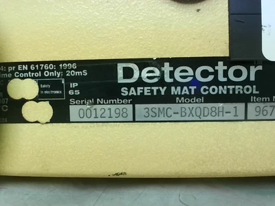 Control de alfombrilla de seguridad detector Honeywell 3SMCBXQD8H-1 - reacondicionado Foto 1 de 3