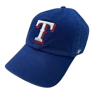 Texas Rangers Hat Cap Strap Back 47 Brand Clean Up Cotton Casual Dad One Size - Picture 1 of 10