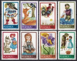 POLAND 1968 **MNH SC#1569/76 FAIRY TALES - Picture 1 of 1