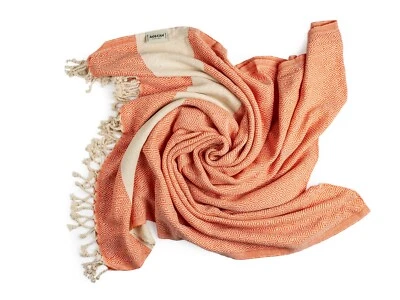 Toalla de playa 100 % algodón turco diamante - secado rápido, sin arena, 14 colores, suave Foto 1 de 4