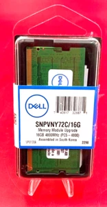 Dell 16GB PC5-38400 DDR5 SO SDRAM DIMM Alienware M15 R7 SNPVNY72C 16G ❤️️✅ - Picture 1 of 3