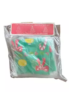 Vintage aufblasbares Weihnachtsbaum Set 3-teilig 1990 kleine Tischplatte RAR Retro - Bild 1 von 7