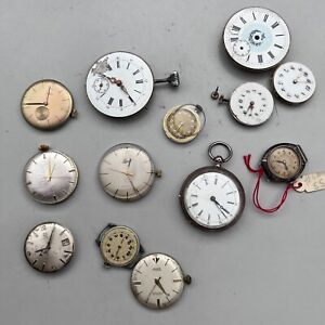 Uhren - Werke - Konvolut - Taschenuhren - Armbanduhren