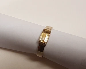 Rauch Topas Ring 925 Silber Größe 56 ( Ø 17,7mm) Edelstein Größe ca. 9mm x 5mm - Bild 1 von 5