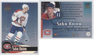 1998-99 Pacific Crown Royale Pivotal Players Saku Koivu #13