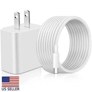 1PC USB-C Fast Charger For iPhone 16 15 14 13 12 11 Pro Max XS Type C Cable - Picture 1 of 24