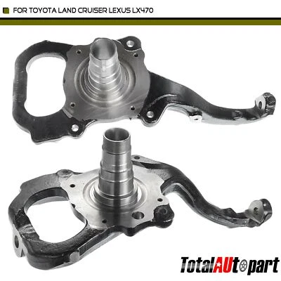 2 piezas nudillos de dirección delanteros izquierdo y derecho para Toyota Land Cruiser Lexus LX470 Foto 1 de 4