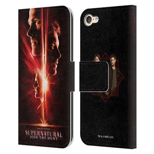 OFFICIAL SUPERNATURAL KEY ART LEATHER BOOK CASE FOR APPLE iPOD TOUCH MP3 - Picture 1 of 9