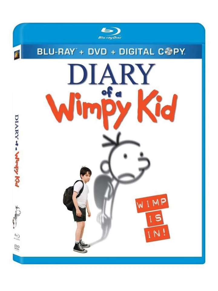Diary of a Wimpy Kid Blu-ray+DVD+Digital MOVIE 3 Disc Steve Zahn Rachael HarRIS - Image 1 of 1