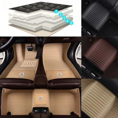 For Volvo Car Floor Mats All Series Waterproof Custom Auto Carpets Liner Pads - Image 1 of 4