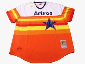 MITCHELL & NESS MLB 1980 HOUSTON ASTROS NOLAN RYAN AUTHENTIC JERSEY 3XL 56 - Picture 1 of 5