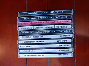 9 Beatles CDs Sgt Peppers Abbey Road Rubber Soul Let It Be Please Please Me - Bild 1 von 4