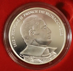 MONACO - 10 Euro 2012 400 ans du titre princier Argent .900 BE - Imagen 1 de 7