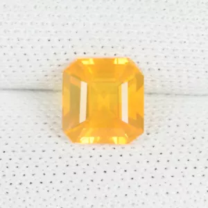 0,59 Cts Incredibile Fuoco Naturale Opale di Fuoco Fantasia Ottagono... !!!!! - Foto 1 di 2