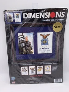 Dimensions Military Pride Counted Cross Stitch Kit - 10" X 8" - Picture 1 of 7
