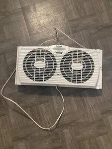 Holmes HAWF2043 Two 8.5" Dual Blade Twin Window Fan w/One Touch Thermostat - Picture 1 of 3