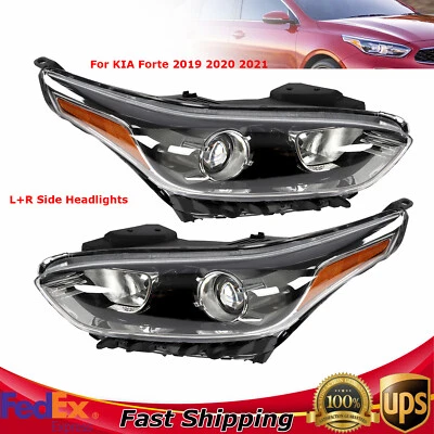Left Headlight For 2019 2020 2021 Kia Forte Driver Side Front Headlamp Halogen Foto 1 de 4
