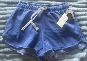 Girls Relaxx sz Medium Blue SUPER SOFT Shorts NWT - - Picture 1 of 10