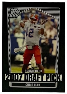 2007 Topps Draft Picks & Prospects Chrome Black Refractor #114 Chris Leak RC - Image 1 of 2