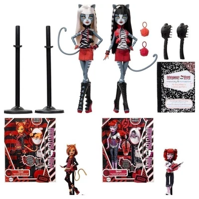 Monster High Boo-Original Creeproducción Meowlody Purrsephon Toralei Operetta Foto 1 de 4