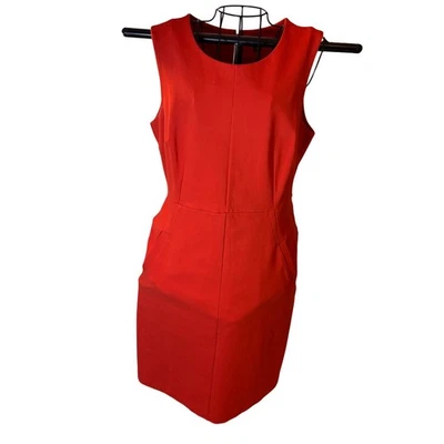 Vestido Vaina Lands End Para Mujer Talla 12 Sin Mangas Rojo Carrera Fiesta Evento Foto 1 de 4