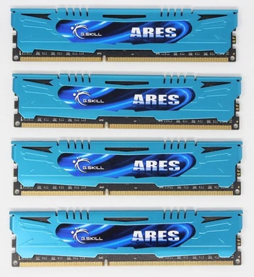 G.Skill Ares 32 GB (4x8GB) F3-1866C10Q-32GAB PC3-14900 (DDR3-1866) RAM (#29896) - Bild 1 von 2