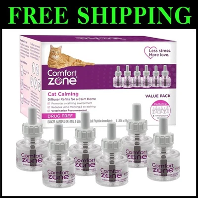 Paquete de 6 recambios calmantes para gatos; feromonas de 30 días Foto 1 de 4