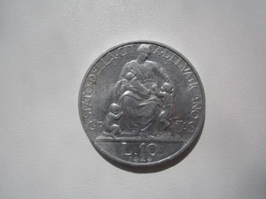 Vaticano 1949 10 liras - Imagen 1 de 2